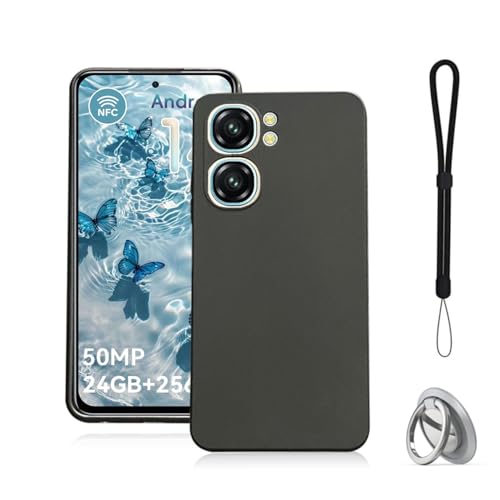 NOUKAJU OUKITEL C58 PropP[X gѓdbیP[X lیJo[ TPU یP[X X^h@\ ߉\ȃuPbg OUKITEL C58 PropیP[X (ubN)