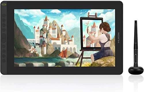 HUION KAMVAS 16(2021) Black Graphics Tablet with...