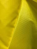 10 Yard Ripstop Nylon 70D 1.9 oz Ultra Light Weight Light Yellow Color + 1 oz Urethane DWR Water Repelant USA Beautiful Fabric for Tents tarps Shirts etc