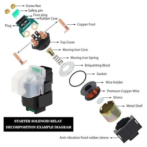 Relais solénoïde démarreur pour vos trajets en moto GSF1200 - 6