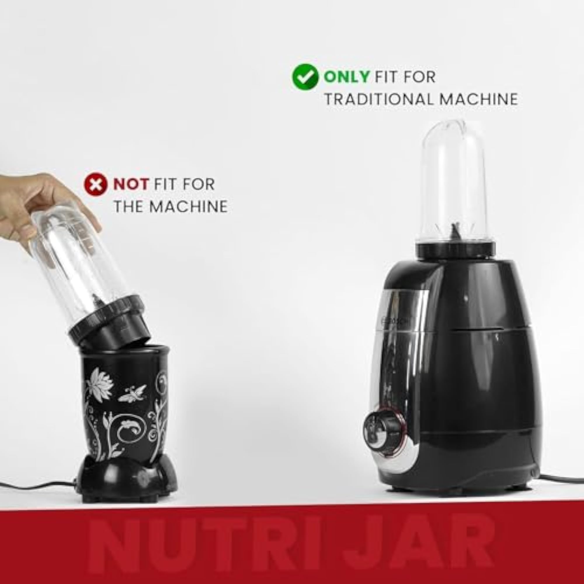 Bullet Juicer Jar Set 500ml, Versatile Blender & Mixer Jar