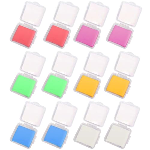 PRAOFRT 12 pezzi di gomma per impastare, gomma da cancellare,disegno di schizzi con gomme per impastare, materiale scolastico per gomma fai-da-te