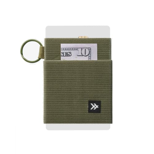 Thread Wallets - Thread Wallets Ultra Slim Minimalist Card Holder Wallet for Men and Women (Olive, One Size) - Best Deal on Amazon