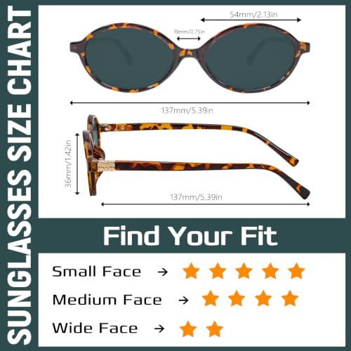 Image of boten Retro Oval Sunglasses for Women Men Small 90s Sun Glasses | Trendy Fashion Round Shades Cute Chic Narrow Designer Sunnies