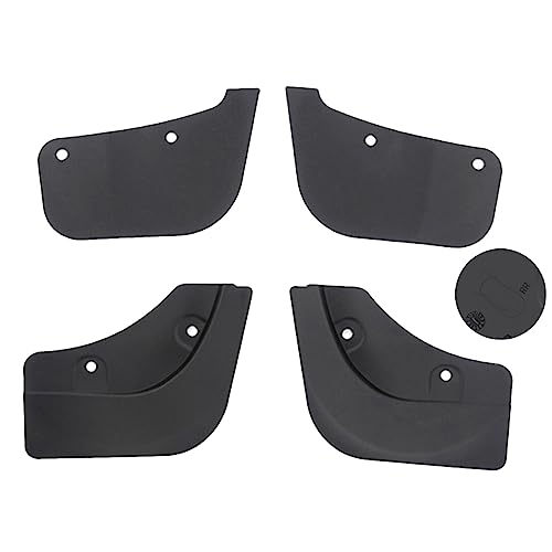Image of Riloer Mud Flaps Mudflaps Mudguards, Black Splash Guards Fender Flares Dirty Traps with Fastener Rivet Clips, 2021-2023 Compatible with Tesla Model Y