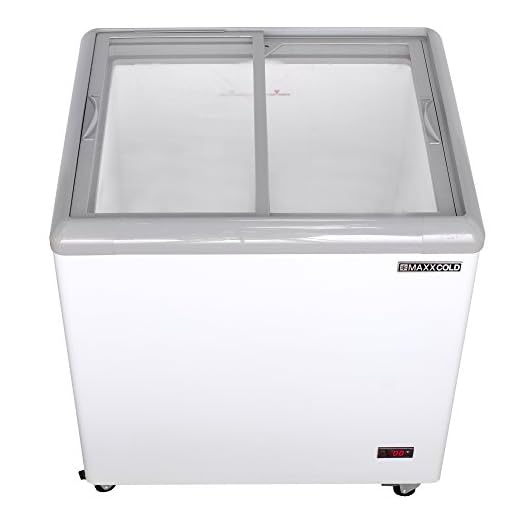 Maxx Cold MXF31F 31” 7.5 cu ft Commercial Mobile Ice Cream Display Freezer
