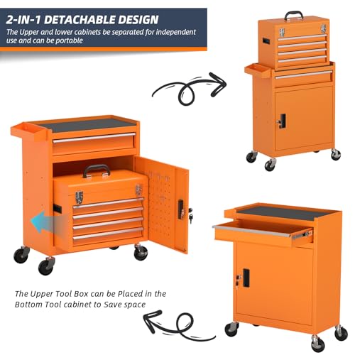 Rolling Tool Chest with Drawers