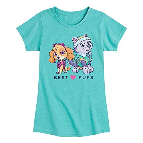 HYBRID APPAREL - Paw Patrol - Besties Pups - Toddler and Youth Girls Short Sleeve Graphic T-Shirt