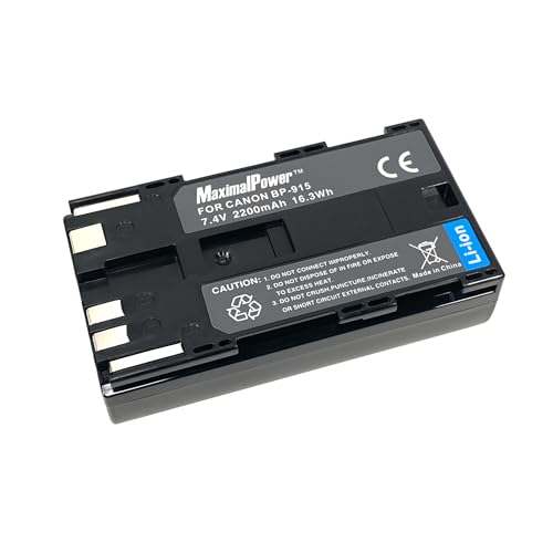 7.2V 2200mAh Camcorder Battery Replacement for Canon ES6500V, ES7000es, ES7000V, ES8000V, ES8100V, ES8200V, ES8400V, ES8600,Compatible Part Numbers: BP-911, BP-911K, BP-914, BP-915 7.2V 2200mAh Camcorder Battery Replacement for Canon ES6500V, ES7000es, ES7000V, ES8000V, ES8100V, ES8200V, ES8400V, ES8600,Compatible Part Numbers: BP-911, BP-911K, BP-914, BP-915