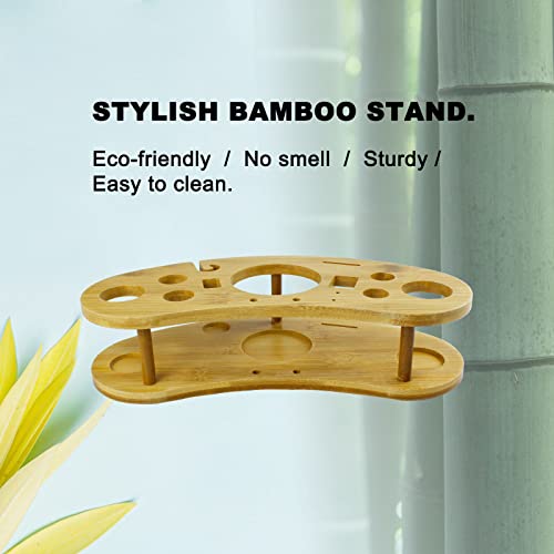 Sunpin Cocktail Shaker Bartender Kit With Bamboo Stand, Muddler For Cocktails Bar Kit,24 Oz Stainless Steel Martini Shaker, Drink Mixer,16-Piece Bar Set Cocktail Shaker Set #TOP3