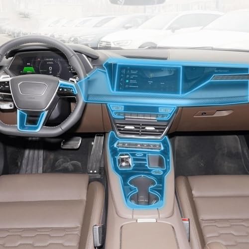 Film PPF console Audi RS e-tron GT anti-rayures protection TPU