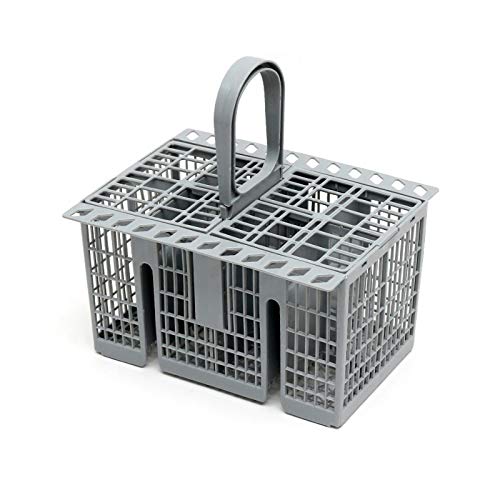 Cesta para cubiertos compatible con Whirlpool, Bauknecht, Ikea, Hotpoint, Indesit, 488000386607, C00257140, C00386607 - Cesta inferior en lavavajillas