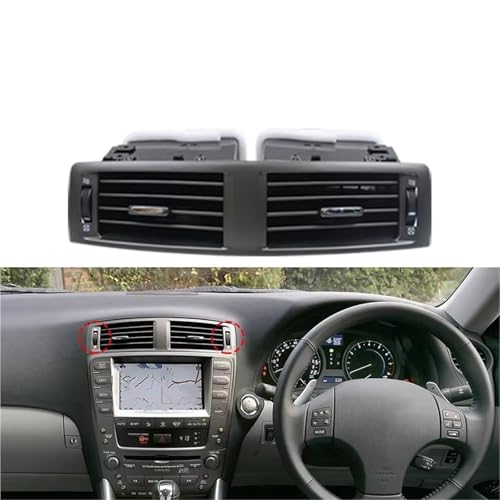 Grille de ventilation centrale haute résistance pour tableau de bord Lexus IS200