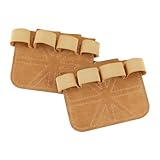 Gym Grips - Guantes antideslizantes de piel | 1 par de agarres de entrenamiento para hombres y mujeres para ejercicios de fitness, dips, peso muerto, dominadas, mancuernas, remo, pesas rusas, interior