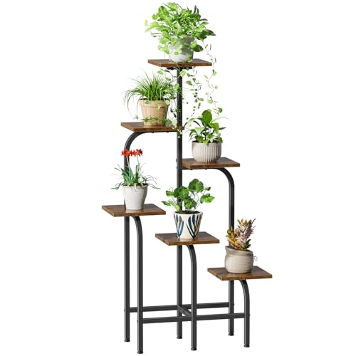 Asgolion 6 Tier Plant Stand Indoor, Plant Shelf for Multiple