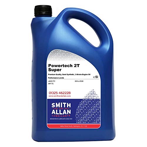 2 Stroke Oil Red Semi Synthetic 2T Super Two-Stroke Oil Premium 5 Litre 5L