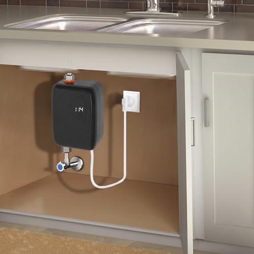 Chauffe-eau électrique 3800W compact pour résoudre le manque d'eau chaude