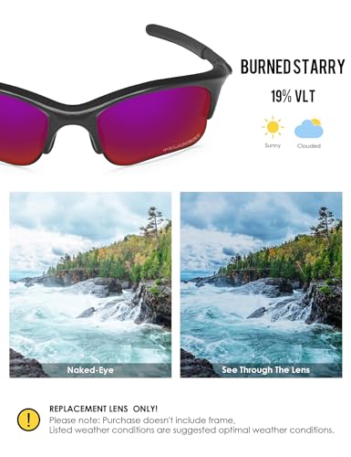 Image of BLAZERBUCK Replacement Lenses & Sock Kit for Oakley Half Jacket XLJ /Half Jacket XLJ Asian Fit Sunglass