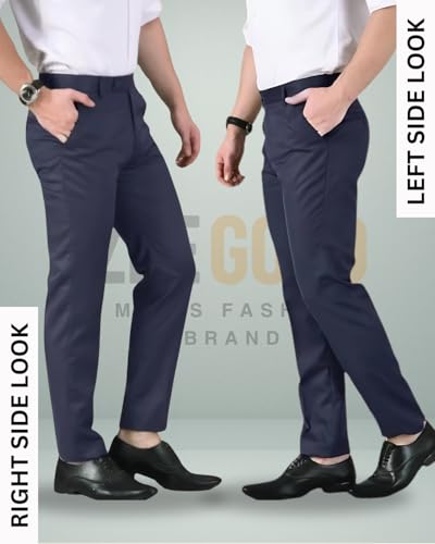 Image of Men's Slim Fit Formal Trouser for Regular Fit