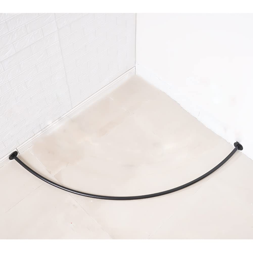 Tringle à rideau pour cabine d'essayage cabine vestiaire magasin angle noir