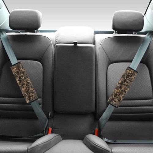 Image of AFPANQZ Seat Belt Cover for Women Adults 2 Packs Comfortable Driving Shoulder Protectors Branch Pattern Car Safety Seatbelt Pads Soft Comfort Cushion Car Seats Accessories Decor