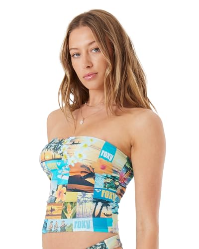 Roxy Women's Tube Bandeau, Strapless Swim Top, UPF 50+, Quick-Dry, Beach, Pool & Resort Wear4