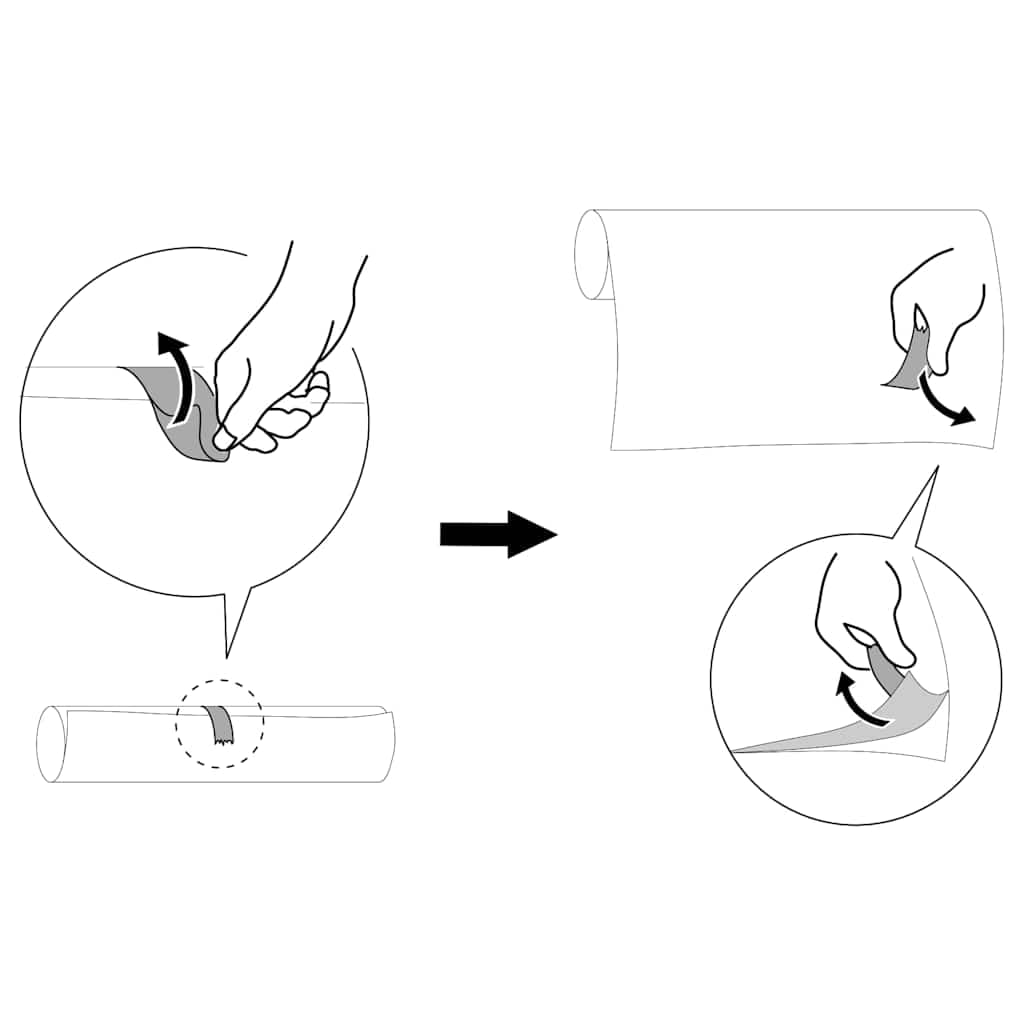 vidaXL Film de Fenêtre Statique Dépoli, Film de Miroir, Teinte de Vitre, Protection de Miroir Jardin Salon, Gris 90x2000 cm PVC