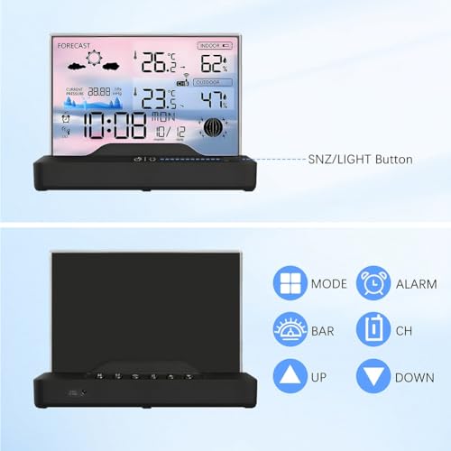 Réveil calendrier météo idéal pour optimiser la chambre - 3