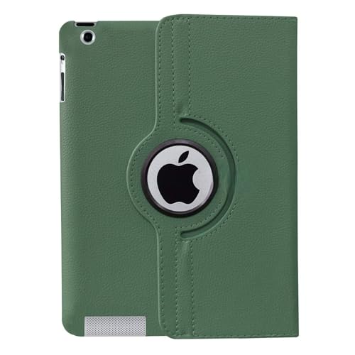 Image of M Cart 360 Degree Rotating PU Leather Flip Case Cover for Apple iPad 2 /iPad 3 /iPad 4 (Model : A1460, A1459, A1458, A1416, A1430, A1403, A1397, A1396, A1395) (Green)