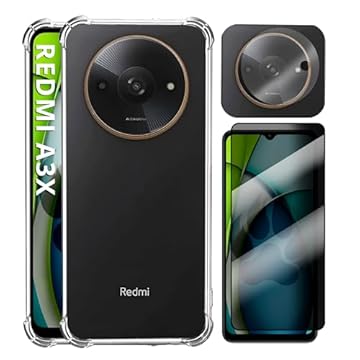 COMBO Película Privacidade Fosca + Capa Anti-Impacto + Pelicula Câmera Para Redmi A3x (Tela 6.71") - C7 Company