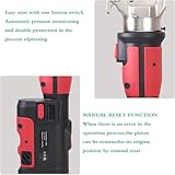 16-300Mm² Rechargeable Hydraulic Crimper, Hydraulic Electric Crimper, 18V 4A Lithium Battery Powered Cable Crimping Tool, for Copper Aluminum Terminal Blue,Stainless Steel - Image 2