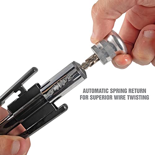 Oemtools 22662 9 Inch Reversible Wire Twister Pliers With Steel Wire, Left And Right Twists, Aviation Pliers, Automotive Wire Tools, Pliers For Mechanics #TOP3