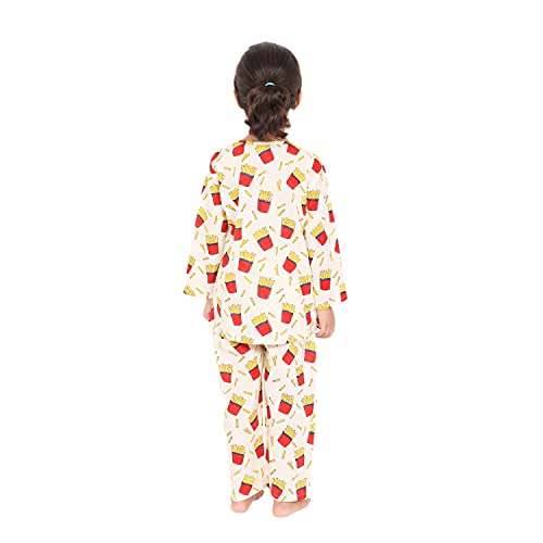Image of Cotton Night Suit for Boys & Girls | Kids Pajama Set | Baby Girls Top-Pant Set | Kids Dress