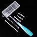 Airgoesin Improved Tonsil Stone Removing Tool, 5 Adapters Tips, Tonsillolith Pick + Case + Gift