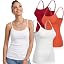 3pack - White, Red, Coral