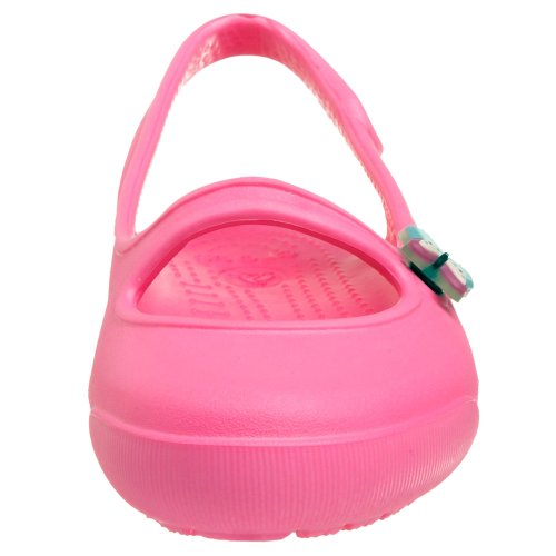 Crocs Gabby Flat (Toddler/Little Kid),Neon Pink,3 M Us Little Kid/ 5 M Us Women's #TOP1