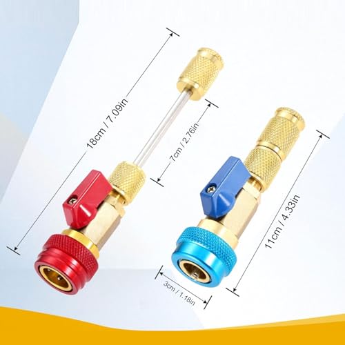 Aramox Set para Remover Núcleo de Válvula R134A, 31 Piezas miniatura 3