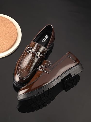 Image of Massari PU Leather Loafers Shoes for Men