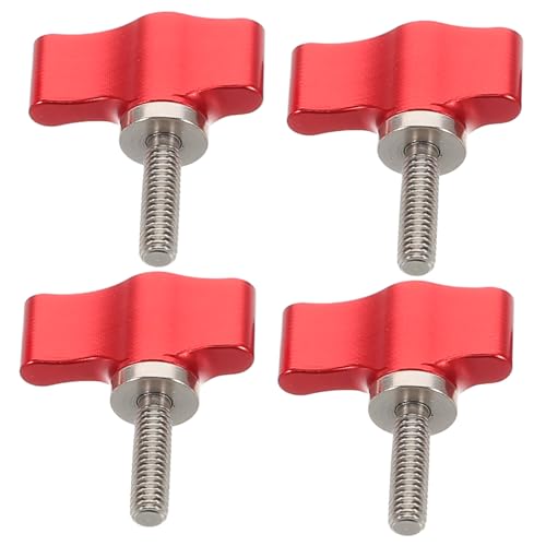 Angoily 4 Tornillos De Aluminio Con Y Liberación Rápida De Ala En T Para Montaje De Cámara Ajuste Fácil Rosca