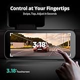 BOTSLAB 3K 4 Channel Dash Cam, 3K/4K Front and 1080p*3 Car Camera Left Right Inside, 560° Dash Cam for Car, Built-in 5.8GHz WiFi and GPS, Voice Control, Included 128GB SD Card - Image 7