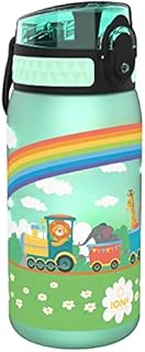 Ion8 Leak Proof Kids' Water Bottle, BPA Animal Train