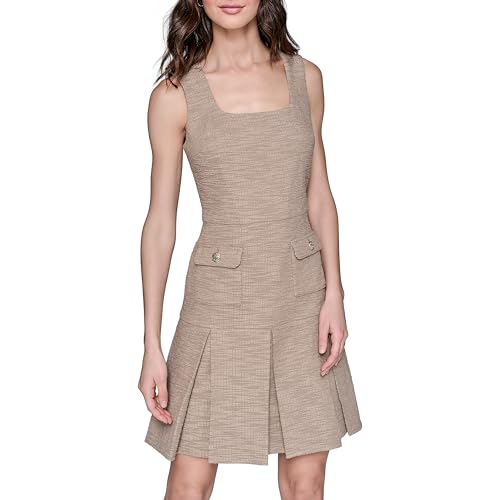 Robe sans manches à col carré KARL LAGERFELD pour vos soirées chic