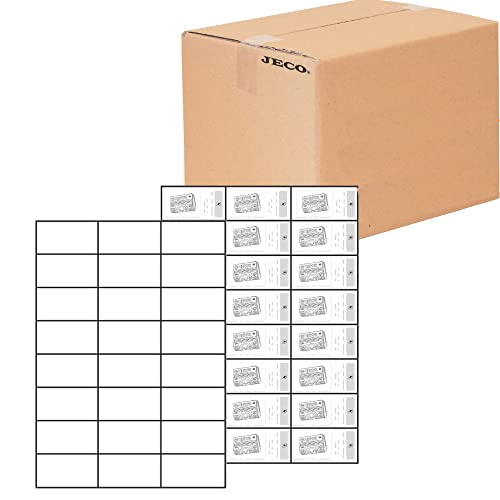 Jeco - Lot de 20 planches de 24 étiquettes autocollantes pour timbres 70 x 37 mm compatibles « Montimbreenligne » (3474), soit 480 étiquettes...