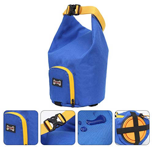 Bolsa de viagem para comida de cachorro Balacoo à prova d'água, bolsa de treinamento dobrável para