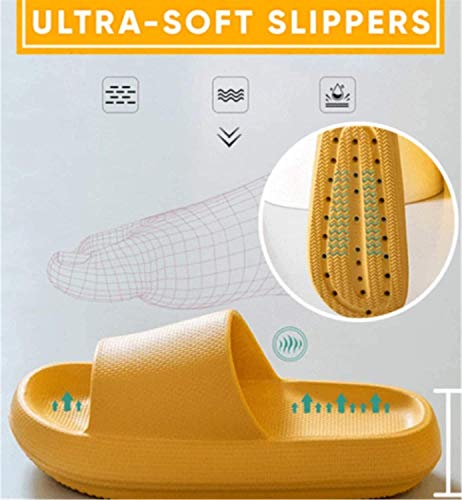 PILLOW SLIDES Sandals Ultra-Soft Slippers Extra Soft Cloud Shoes Anti-Slip, Super Soft Home Slippers Non-Slip, Beach… - Image 4