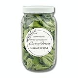 CurryForest Premium Dried Curry Leaves-100% Natural, Pesticide-Free Whole Leaves, USA Grown, Air Dried-10-15 g