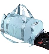 Sports Gym Bag Travel Duffel Bag Waterproof Weekender Overnight Tote Carry On Bag with Wet Pocket...