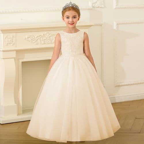 Flower Girl Dress for Wedding First Communion Dress Puffy Tulle Kids Pageant Ball Gowns2