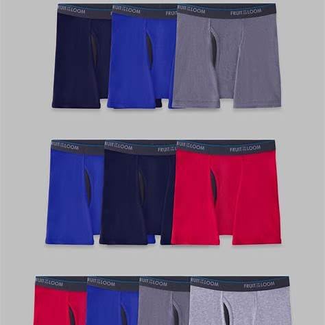 Fruit of the Loom Boys EverSoft Coolzone Assorted Boxer Brief - 7 Pack, M