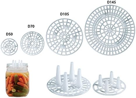 Lamapla 50 Piece Tampers Pressing, 7 cm, White, One Size